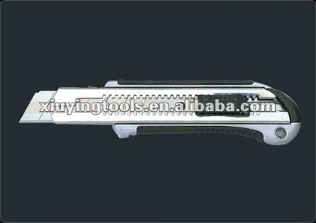 
25mm auto lock alloy utility knife cutter side cutter knife 