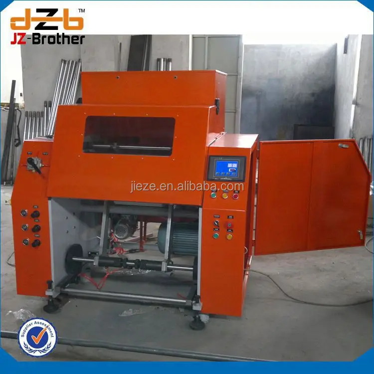 Stretch Film Slitter Rewinder Machine High Output Rewinding Pe Pvc Cling Film Tape Rewinding Machine