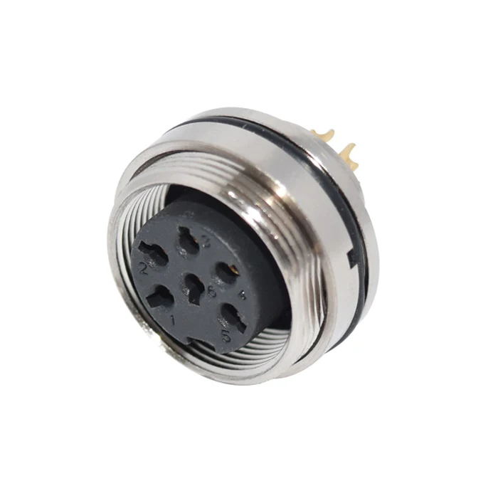 Круговой разъем M16 Series IP67 IP68 2 3 4 5 6 7 8 12 14 19 24 Pin M16