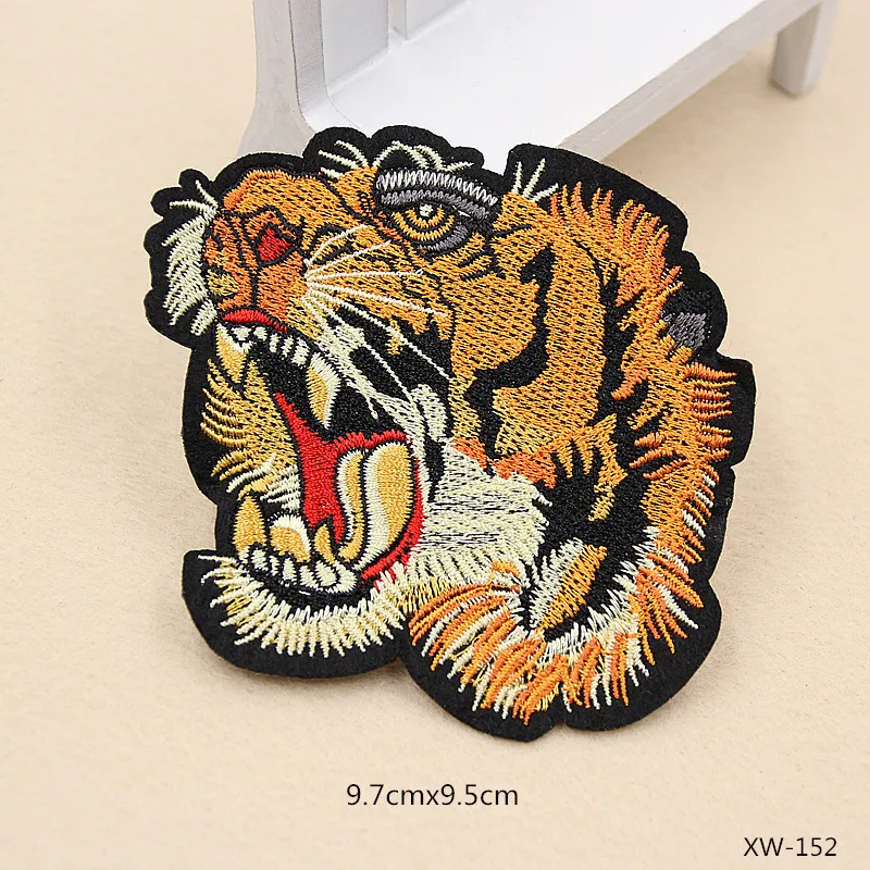 
embroidery patch animals patches tiger bee badges snakes appliques for clothing XW-19123150 