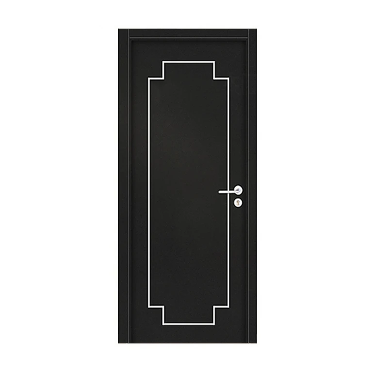 Good Quality Paint Color Wood Veneer wood flush door with glass interior wooden door designs with glass