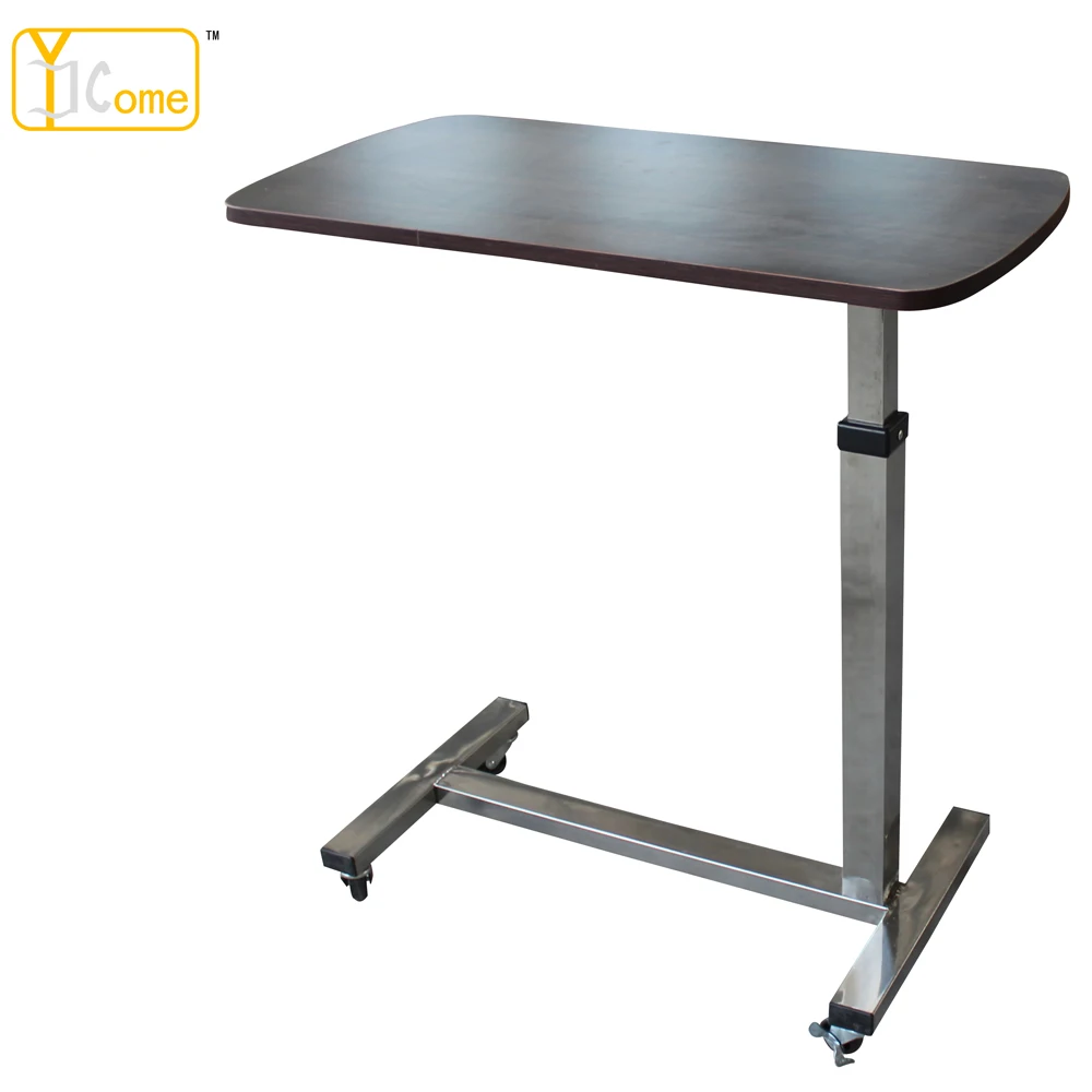 medical furniture hospital over bed table medical adjustable table
