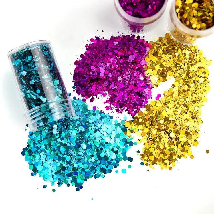 
2019 New Bulk Holographic Body Cosmetic Loose Glitter Private Label 