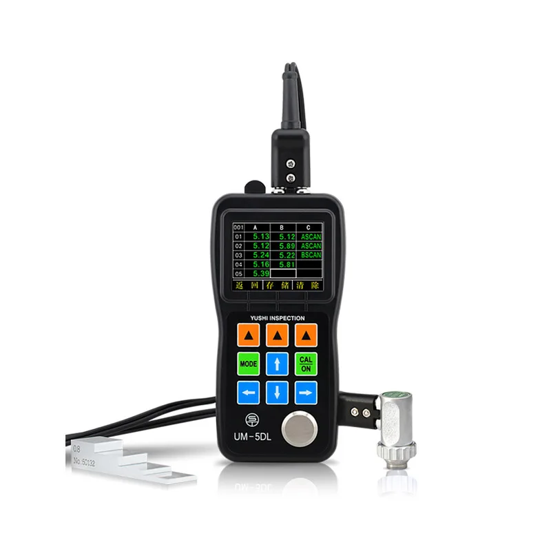 Портативный Цифровой Ультразвуковой Толщиномер Метр Тестер Датчик Скорости Волны Металла и Неметаллических 0.6 ~ 508 мм