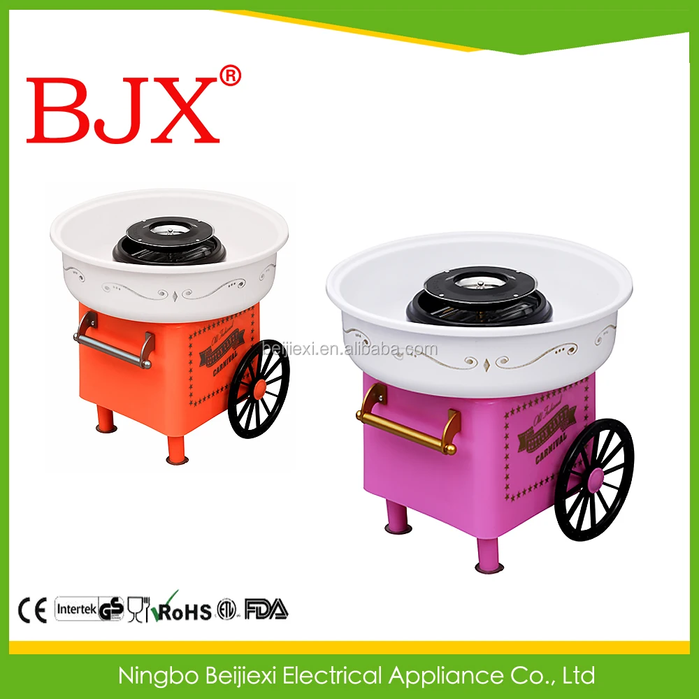 sugar Cotton Candy Maker Hot Sale Carnival Style machine for home use Christmas Gift cotton candy machine