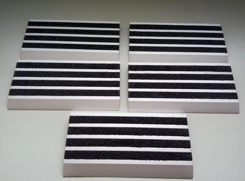 
External Slip Resistant Step Nosing for Heavy Foot Traffic 