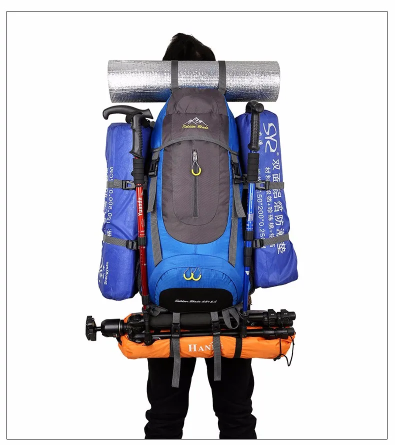 70L Lightweight Hiking Backpack for Outdoor Camping Travel and Outdoor Sports