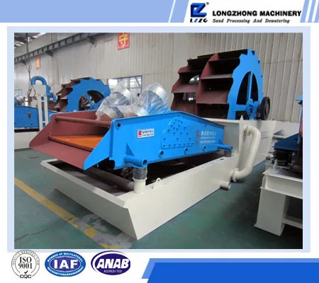 Easy installation bauxite sand washing and screening machine for minerals plant
