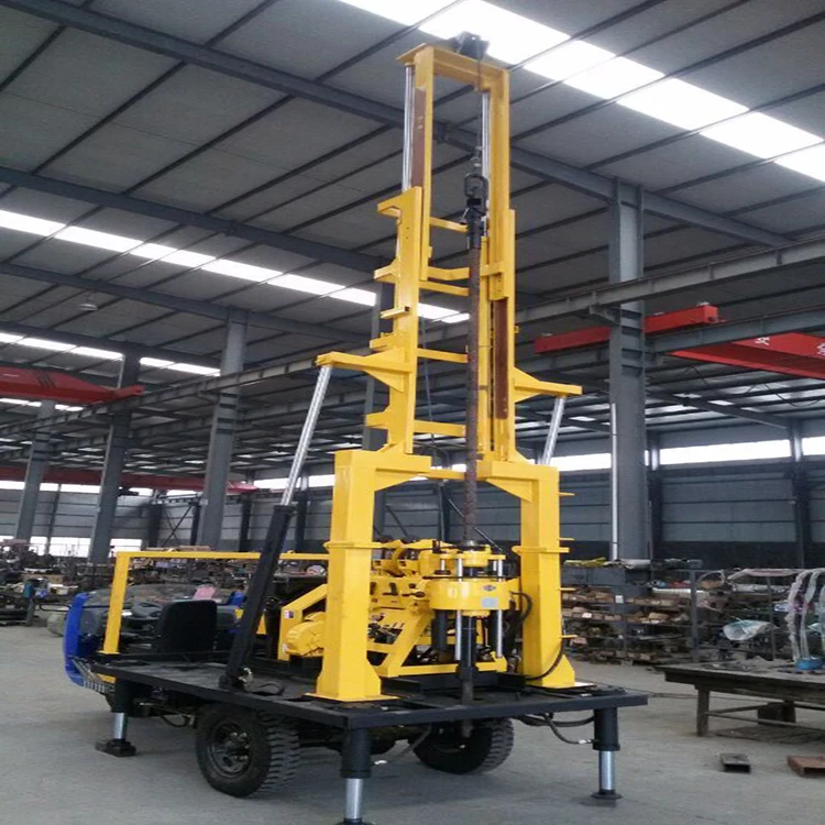 Trailer Mounted Water Well Borehole Drilling Machine