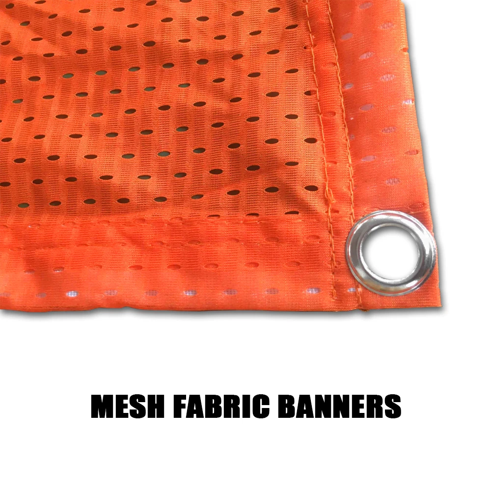 Construction Site outdoor building large format marketing  promotional Large Mesh Fabric Banners