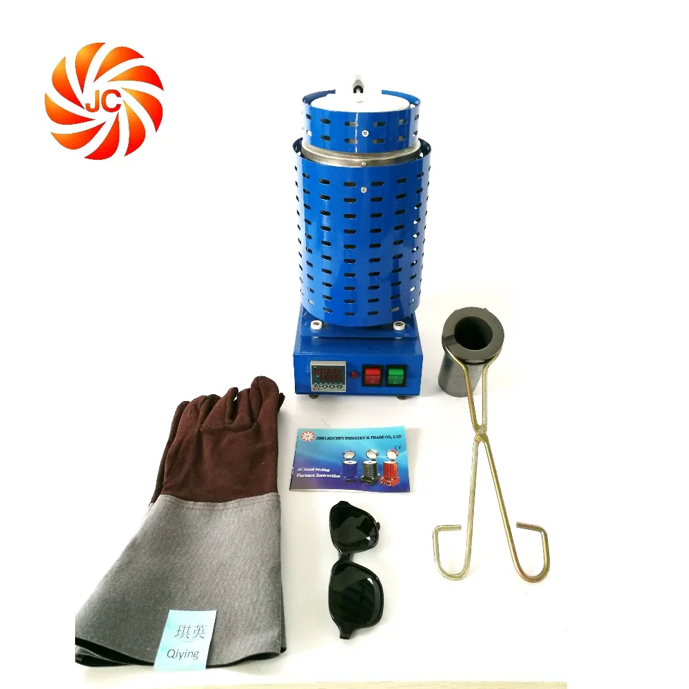 1 KG Gold Melting 110V digital Furnace Kiln Machine Refining Casting Ingot Molds