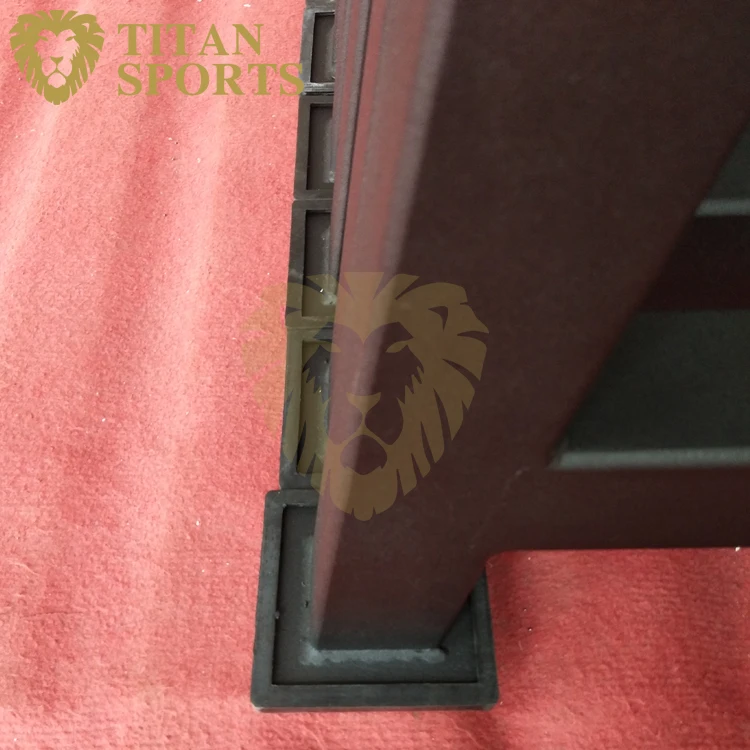 Rubber hex dumbbell weight set with rack