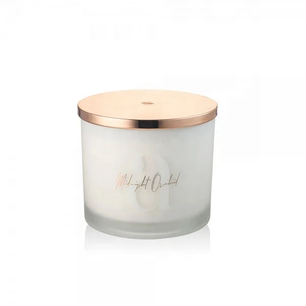 Triple Wicks Customized Scented Candle Aromatherapy Soy Wax Luxury Gift Large 3 Wicks Home Decoration Pillar