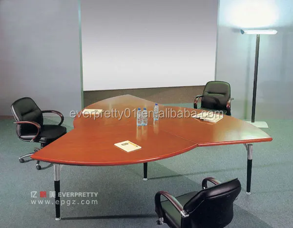 Hot Sale Wooden Conference Table Combo Trapezoidal Meeting Table