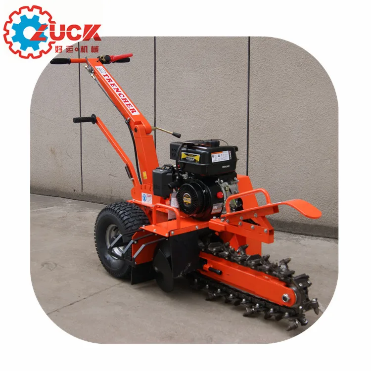 Цепной траншеекопатель 7 л.с. для бензинового двигателя
