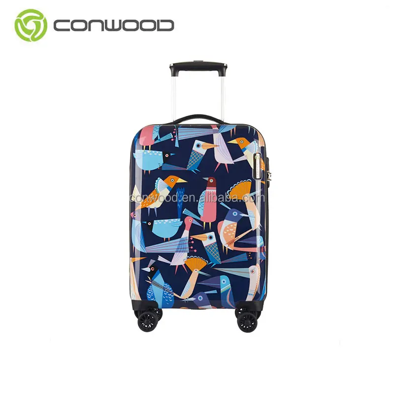 Trolley Suitcase Luggage Carry on Suitcase Wholesale Hard Plastic Luggage Abs Pc for Business Carton Spinner Unisex Modern