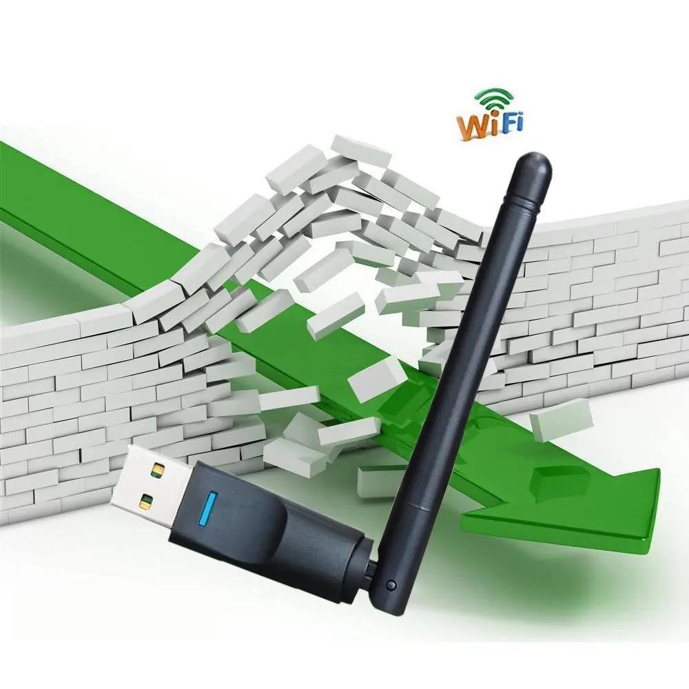 Нано 802 11 n usb к Wi-Fi преобразователю 150M ralink5370 wifi адаптер для пакистанского спутникового