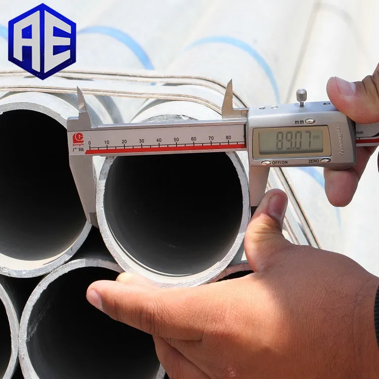 galvanized supplier carbon steel round pipe