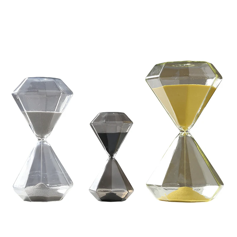 Creative glass hourglass timer simple decoration craft gifts