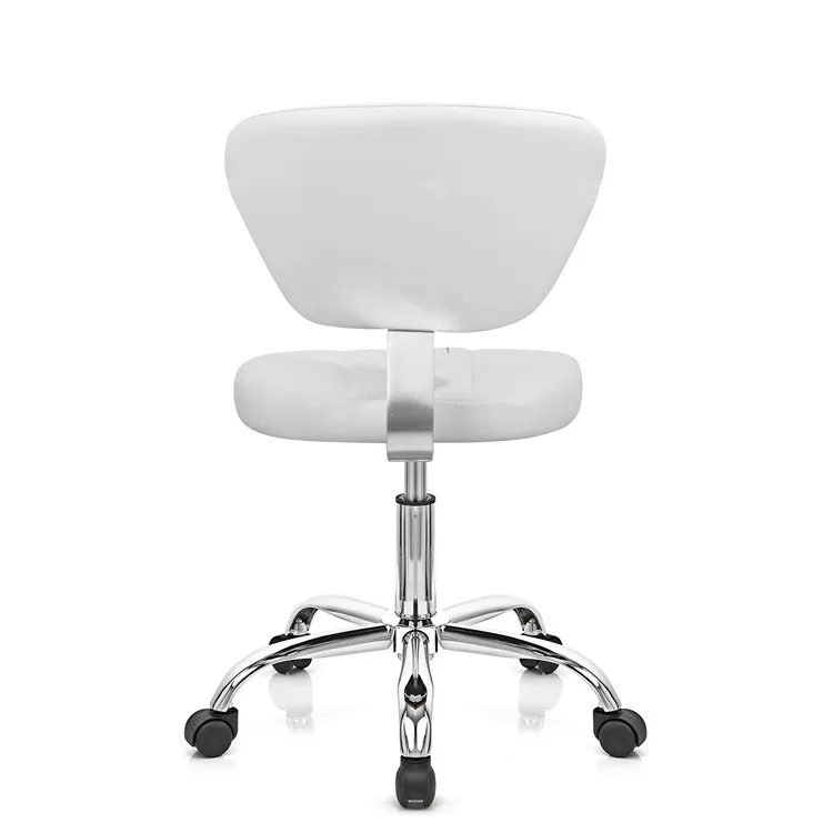 funky design PU seat height back salon shop stool