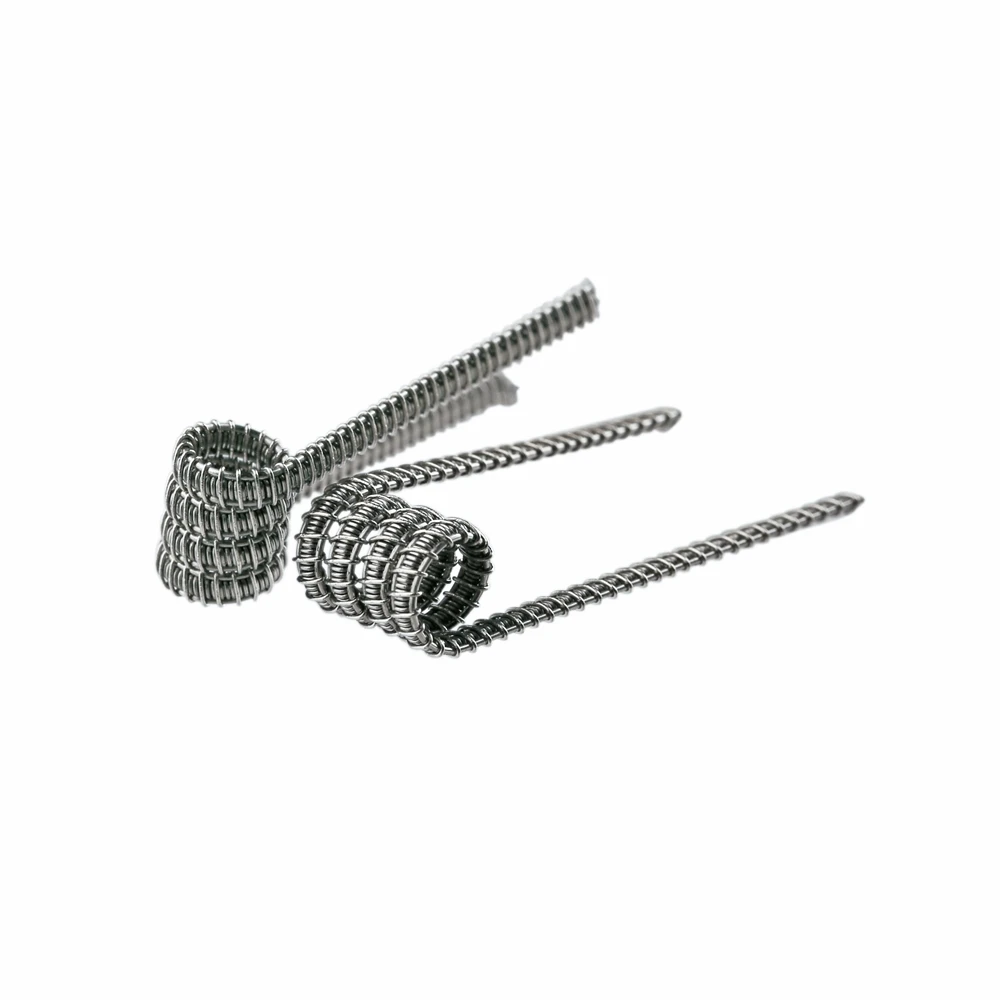 Greenpace wholesale NI80 SS316L wire Alien v2 Tsuka Framed calpton staple staggered Demon killer Vape coil vape mat