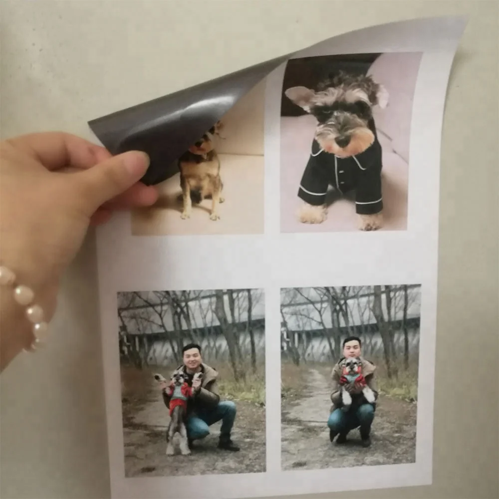 Magnetic printing paper