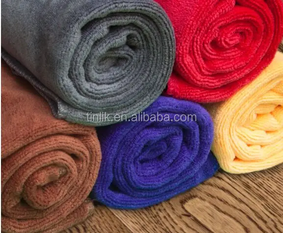 Wholesale 30*70CM Weft Cloth Car Microfiber Brushed Cleaning Cloth