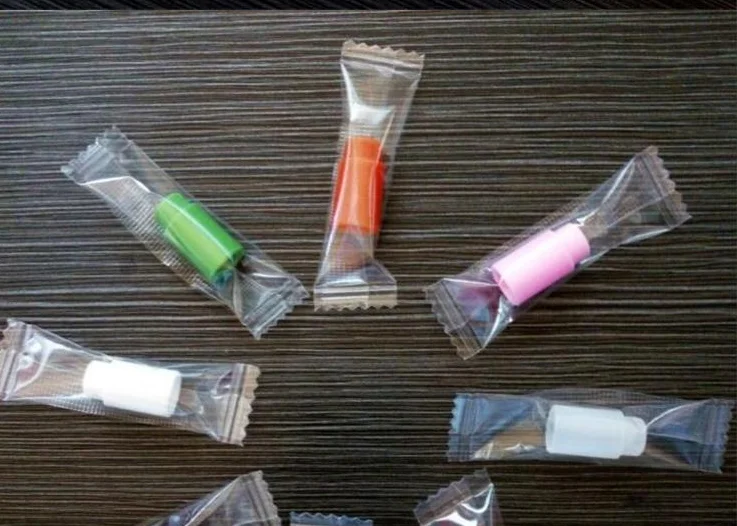 Colorful individually wrapped disposable 510 drip tip silicone mouthpiece test tip