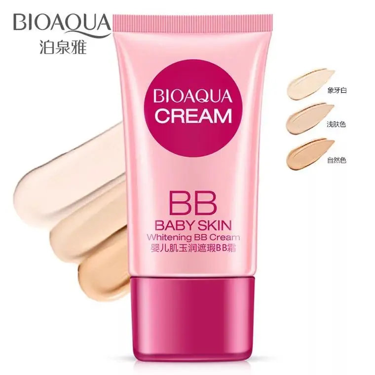 Oem Cosmetic Makeup Foundation Breathable Waterproof Face Makeup Liquid Foundation CC Cream