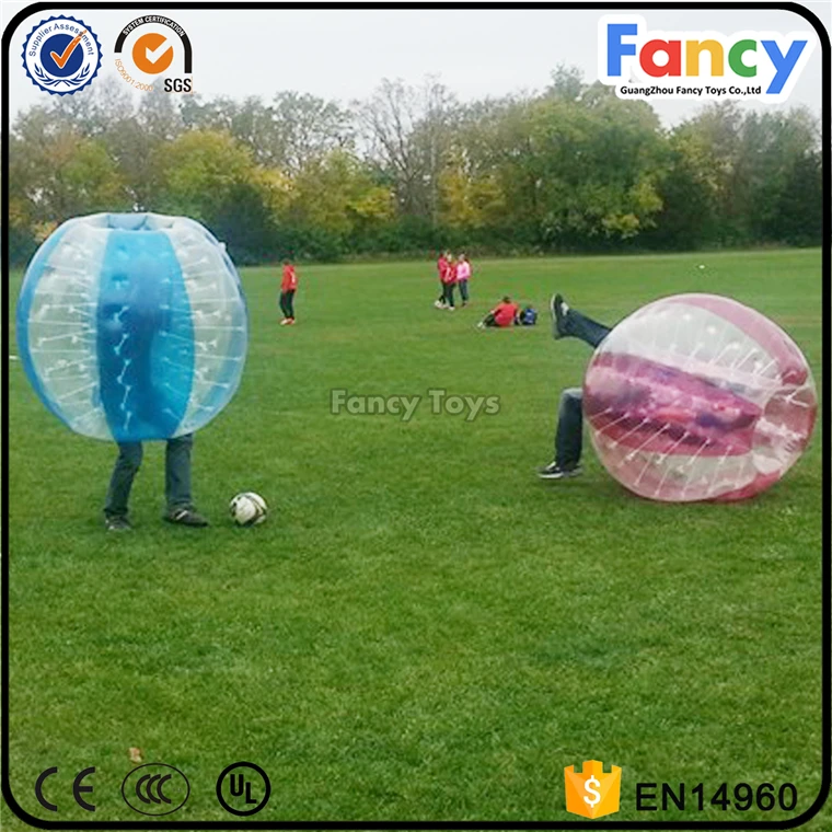Latest hot! soccer ball size bubble belly bumper knocker ball for football for outdoor on sale
