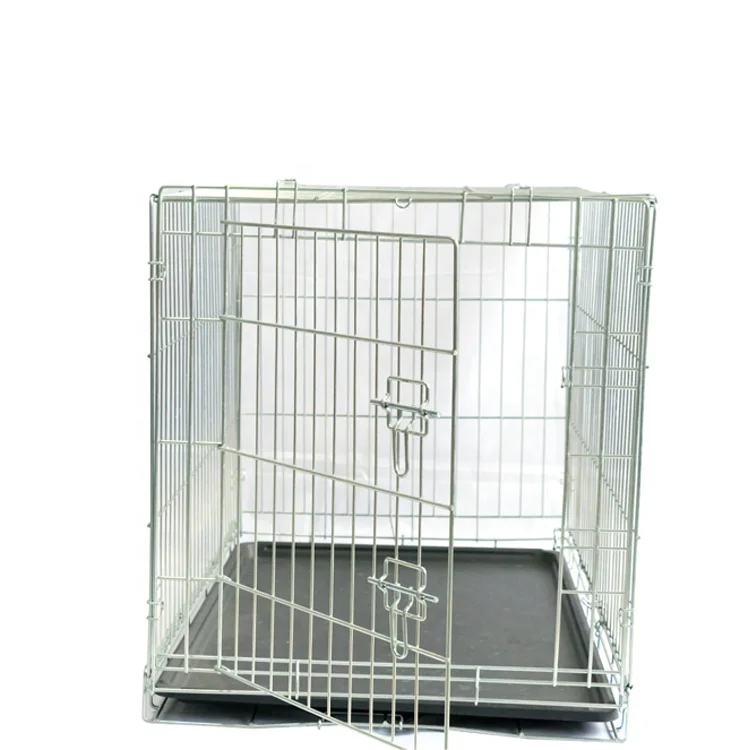 High Quality Cheap Indoor Large Galvanize Metal Dog Cage With Double Door
