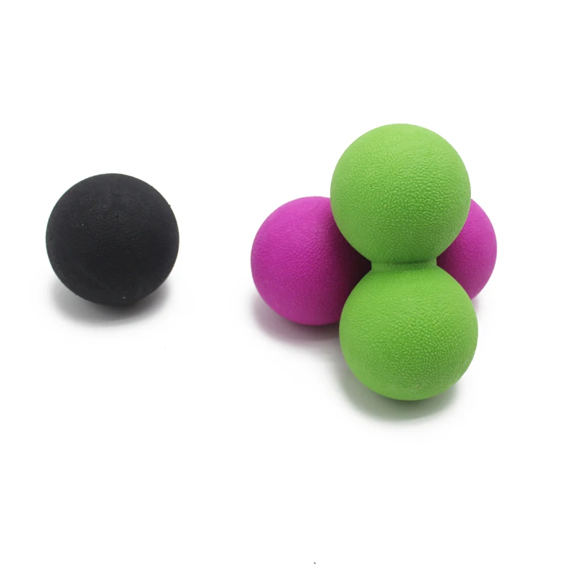 Оптовая продажа на заказ массаж нетоксичный двойной арахис Лакросс мяч массаж