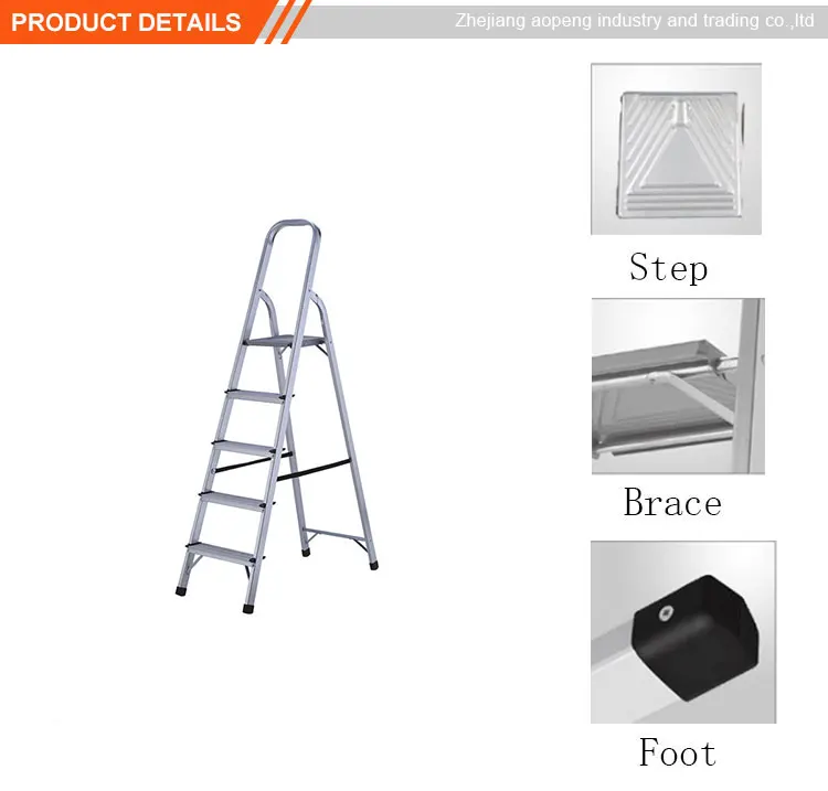 multi-functional cheap aluminum folding step