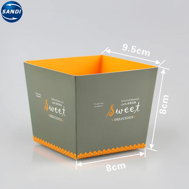 Disposable paper lunch food packaging box