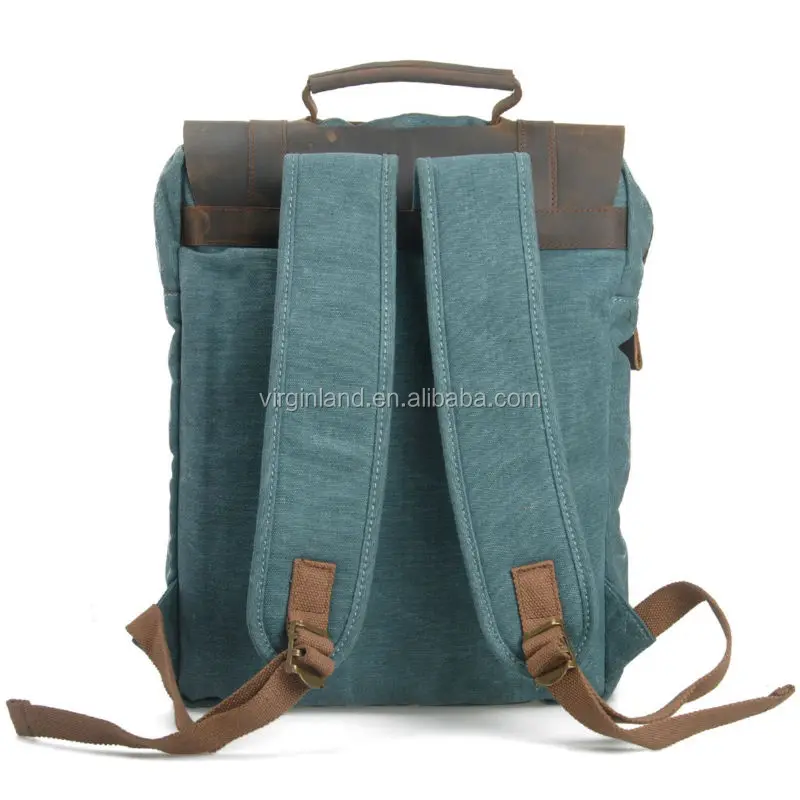 TF6820 Vintage Canvas Fabric Business Notebook bag 15.6 inch Laptop Backpack Tablet PC Backpack