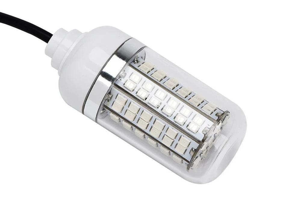 12V LED Submersible Fishing Light IP68 Underwater Fish Attract Finder Lamp