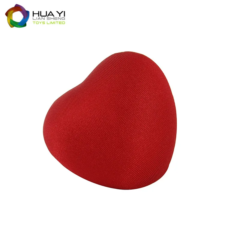 Medical Soft Material Strengthen Hand Exercises Relief Stress Squeezing Smiley Ball Heart Stress Ball With Free Sample