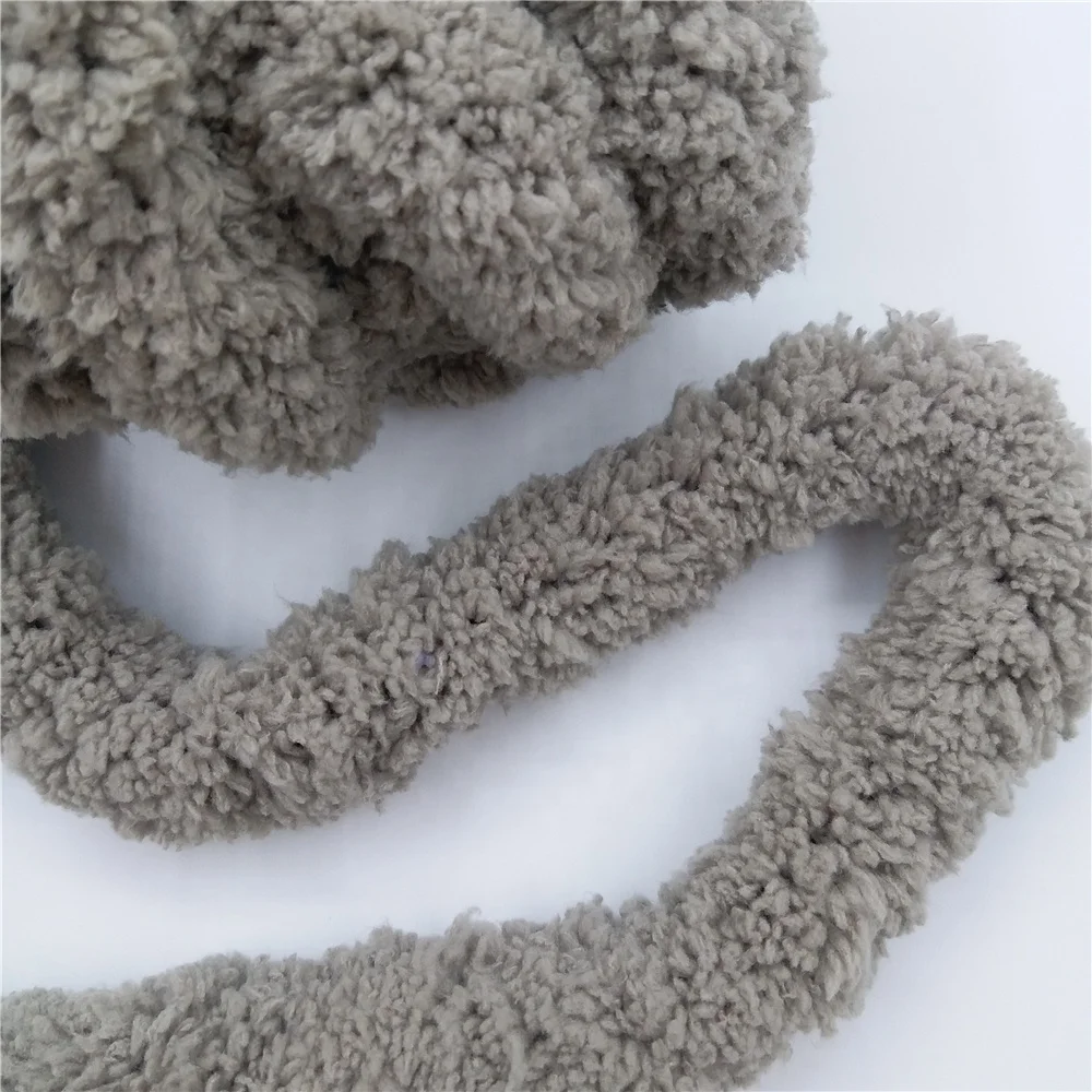 35 colors 3cm Super bulky Polyester Knitting Materials Vegan chenille yarn