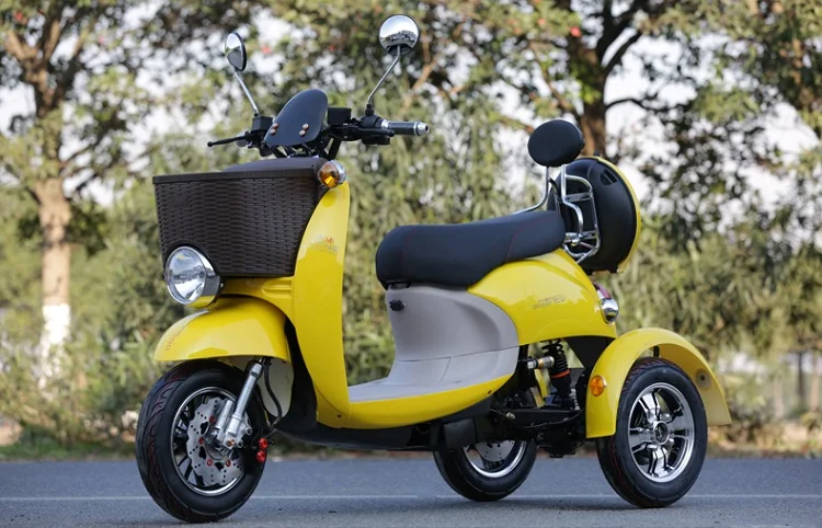 
Powerful 3 Wheel Mini Electric Mobility Scooter With 48V 500W Motor 