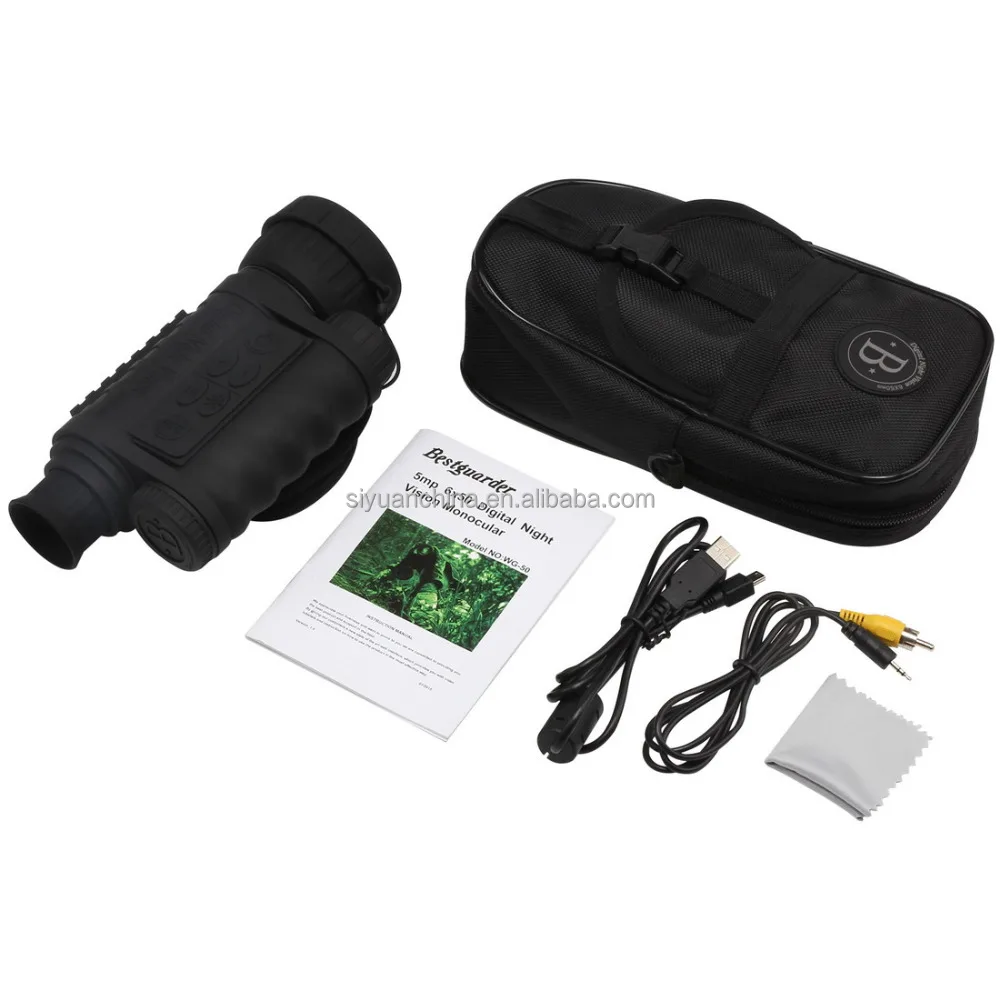 6x50 Digital Night Vision Monocular with recording WG-50 bestguarder