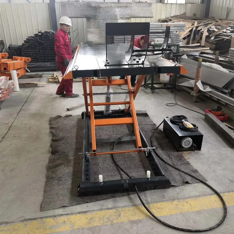 Economic 1.2m 900kg Hydraulic Driven motorcycle Lift For motorcycle Repair with good quality