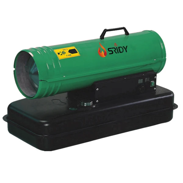 High efficiency industrial fuel mobile air oil heater
