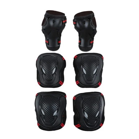6Pcs Sports Safety Tactical Protective Knee Pad Elbow Support Airsoft Skate Scooter Kneepads
