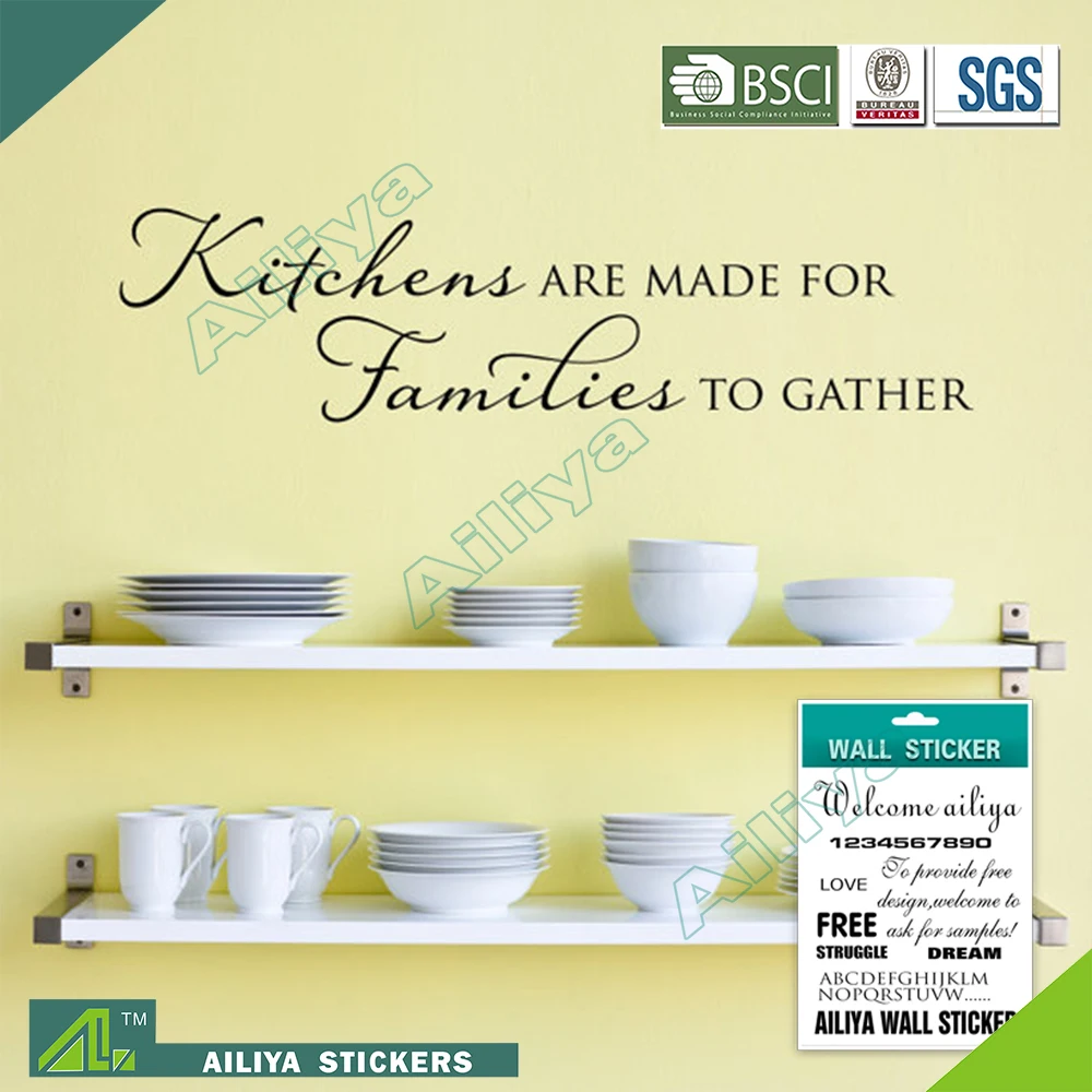 Removable Vinyl Adhesive Wall Sticker Decor Art Vinyl,Words Quote Wall Sticker Family Wall Art Decal