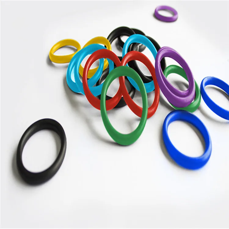 
High quality 30-90 shore hardness FKM NBR EPDM colorful silicone rubber o ring 