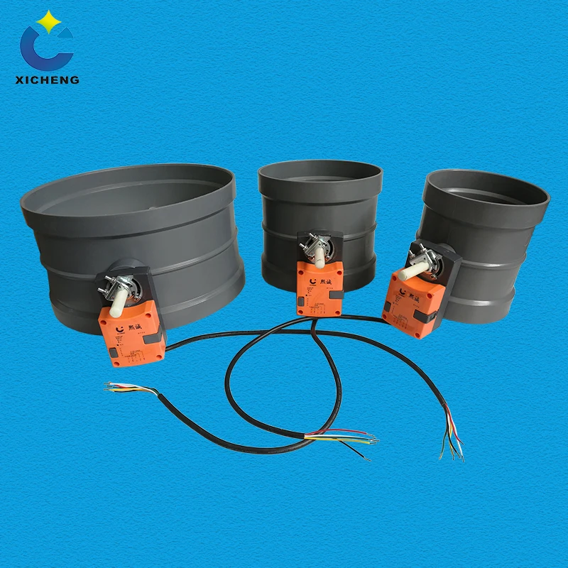 DA1 24V motorized volume control damper ,damper air flow control valve