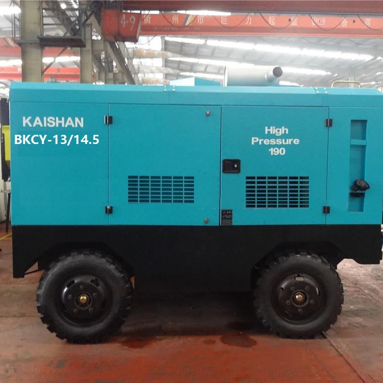 STARS Economical 60 cfm 17 bar Kaishan Air Compresor Diesel Air Compressors Portable