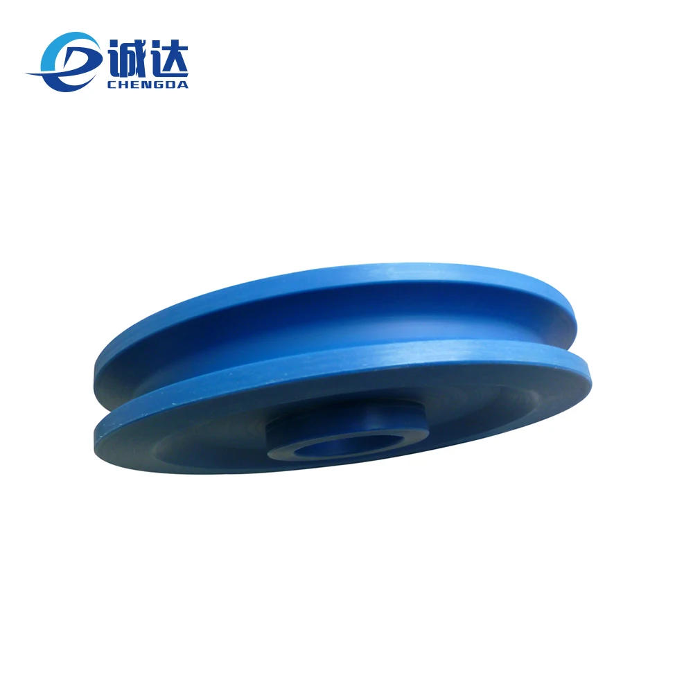 Construction machinery nylon u groove type plastic pulley wheels
