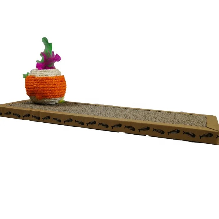 corrugated cute cat toy cardboard cat scratcher