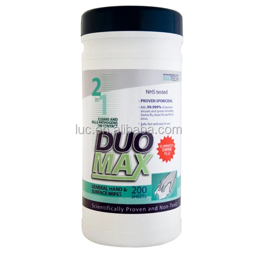 60pcs hand wipes in canister cleaning wet tissue, disinfection wipes